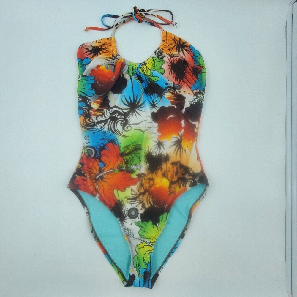 Speedo Womens Size 14 One Piece Swimsuit Floral Built-In Bra - Picture 8 of 13